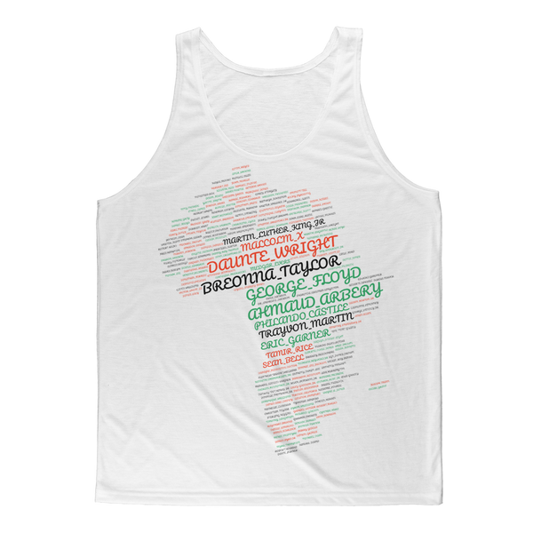 Say Their Names! Classic Sublimation Adult Tank Top