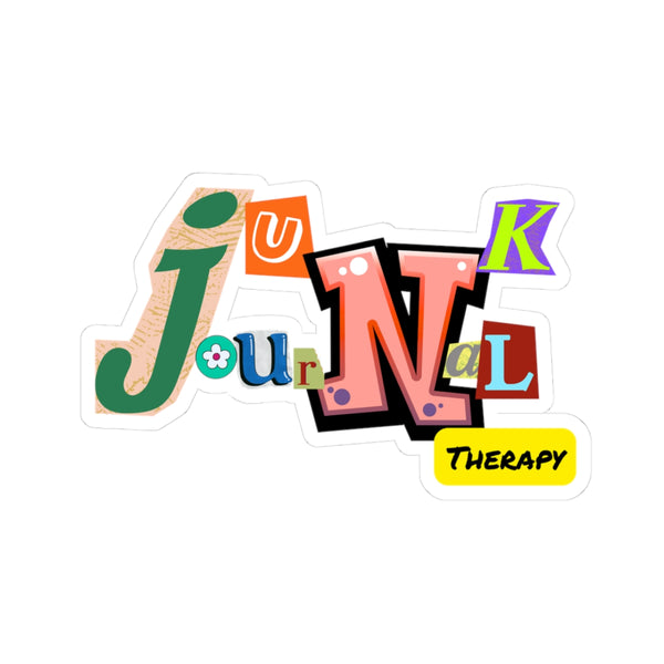 "Junk Journal Therapy" Sticker