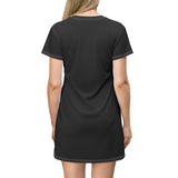 Junk Journal Therapy T-Shirt Dress - Creative Comfort for Artistic Souls