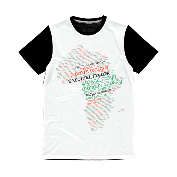 Say Their Names! Classic Sublimation Panel T-Shirt